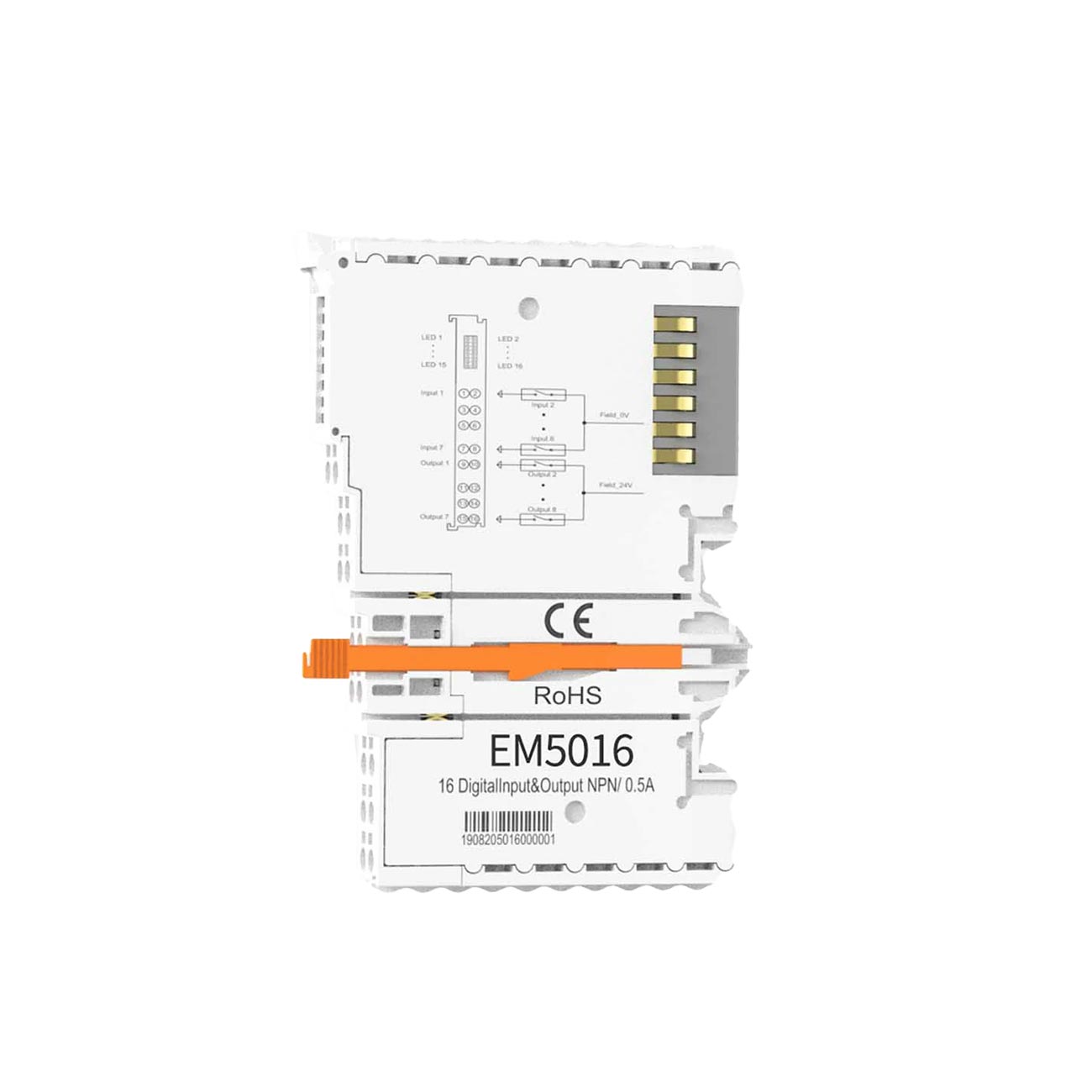 EM Series 16-Channel Digital Input/Output Module