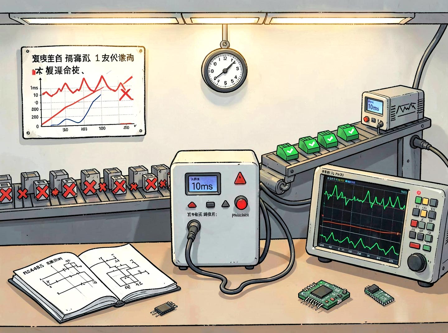 为什么Modbus RTU请求间隔不能为1ms