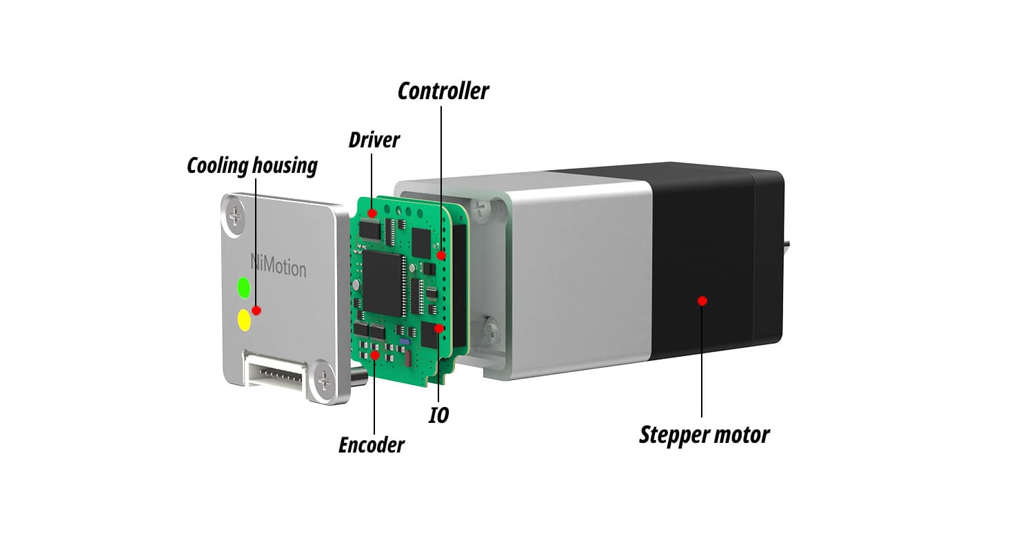 STM20 Integrated Stepper Servo Motor Structural Diagram