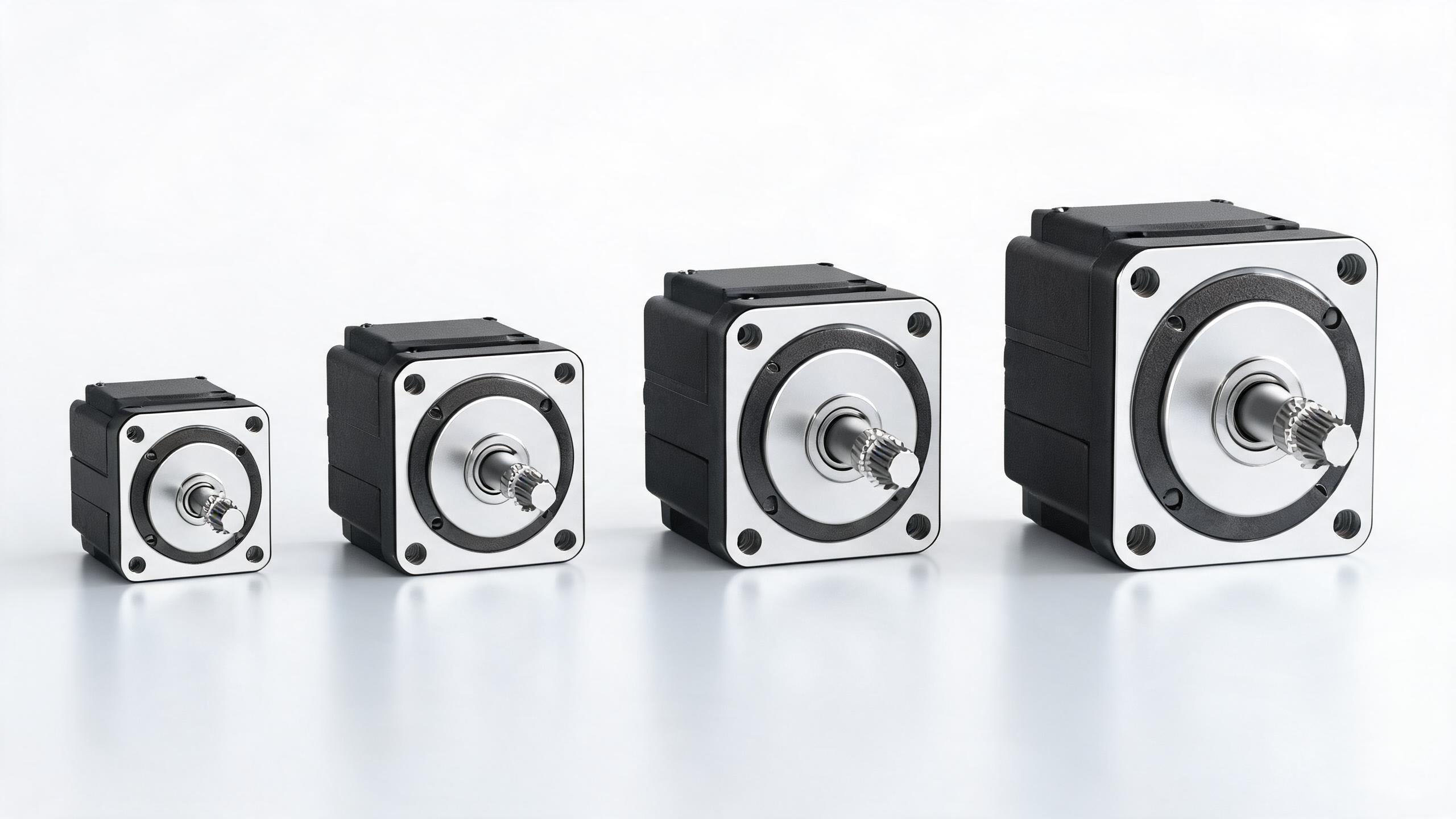 NEMA frame size stepper motor size comparison