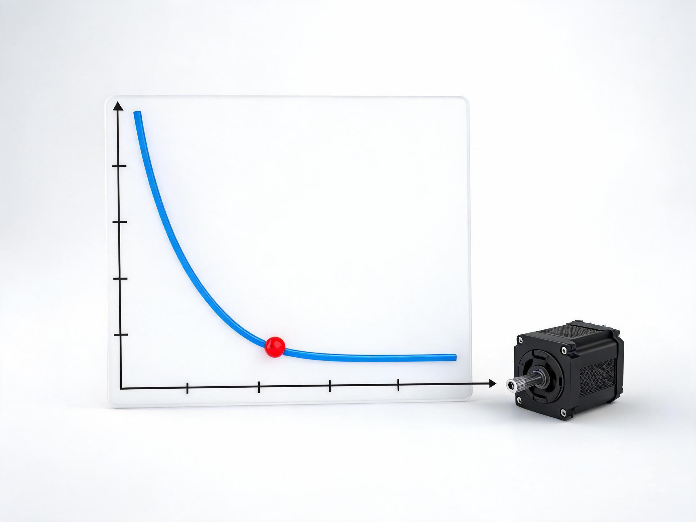 Stepper motor torque-speed curve selection